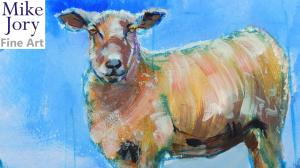 The Sunday Art Show - Exeter Art Class - Sheep Painting
